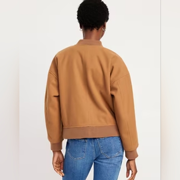Old Navy Brown Bomber Jacket - Picture 2 of 8